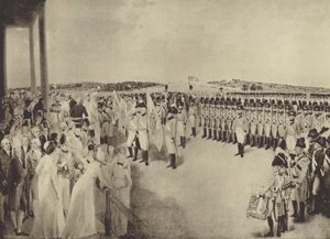 向银行志愿者介绍颜色，1799年 作者 托马斯·斯托达德
